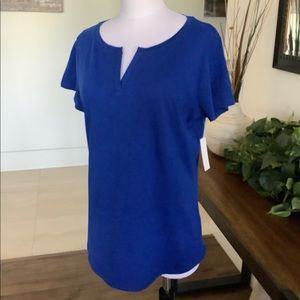 Split Neck Tee